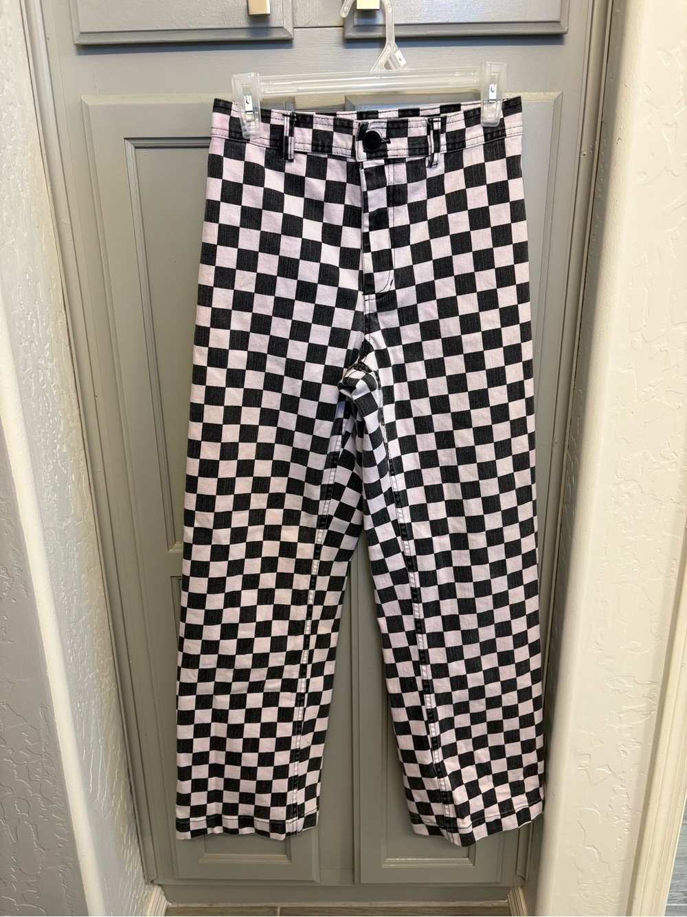 Oak & Fort Checkered Jean Pants